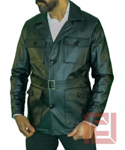 Noir Tactical Siyah Deri Ceket - Aybi Collection