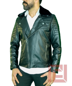 Shadow Rider Fur Collar Deri Ceket - Aybi Collection